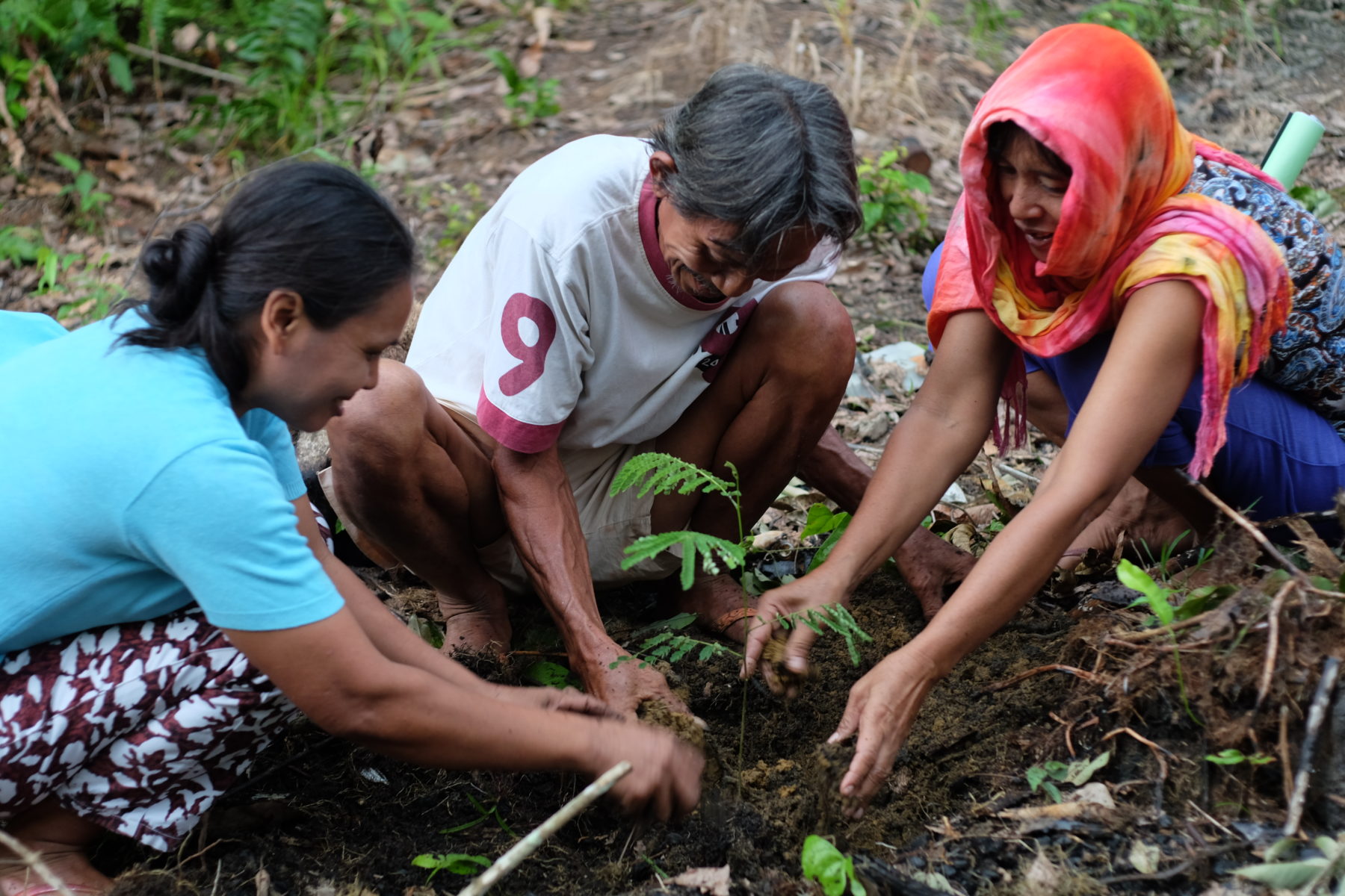 Pflanztraining für Kleinbauern © Christof Krackhardt