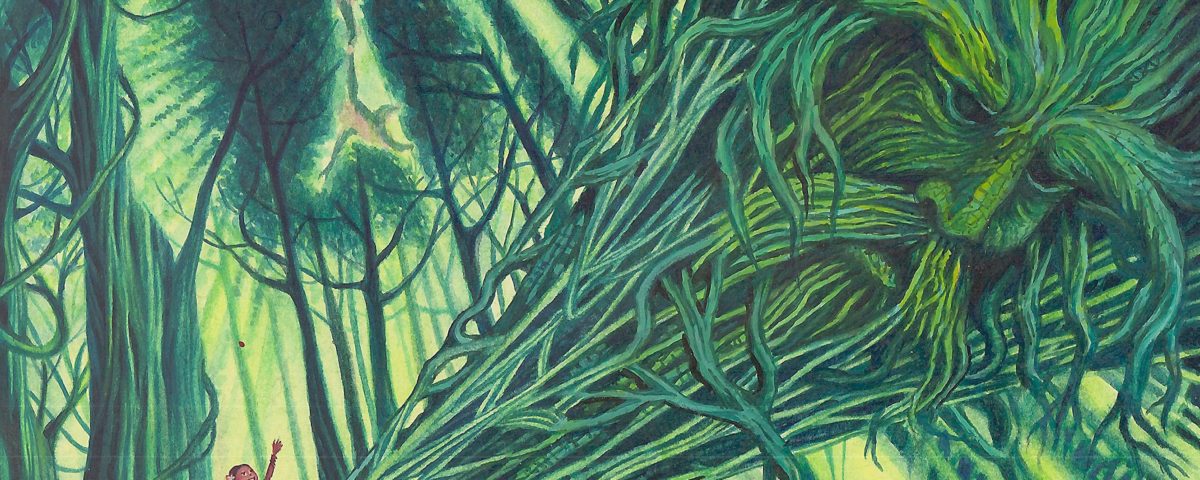 Die Zeichnung für das Titelbild dieser Ausgabe stammt vom indonesischen Autor und Illustrator Alim Bakhtiar, dessen reich illustrierte Erzählung "Kinder des Windes" wir bereits in der Ausgabe 3/2015 (Literatur aus Südostasien) vorgestellt haben © Alim Bakhtiar