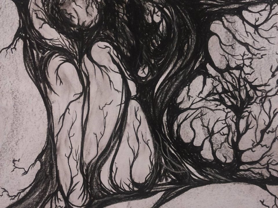 Mystik der Wälder, Zeichnung von © Joyce Fendel