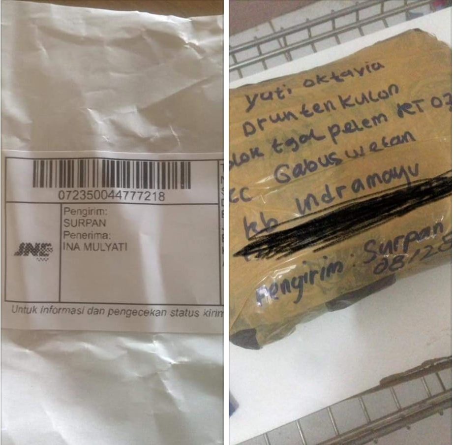 SMBOS-Besitzerinnen nutzen häufig Zustellerdienste wie zum Beispiel JNE, um ihre Produkte an ihre Kunden zu versenden © Vini Muslimah