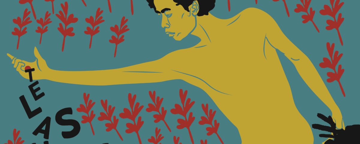 Ausschnitt eines Posters des Künstlerkollektivs "Nobodycorp International": Worte als Pflanzen auf dass sie viele werden © Nobodycorp