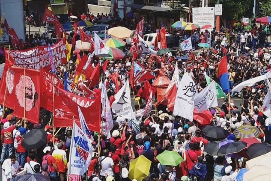 1. Mai in Manila: Kundgebung und Protestdemonstration © Levinia Francisco