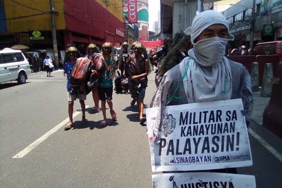 Das Mititär in abgelegenen Landesteilen / Gerechtigkeit für Negros © Levinia Francisco