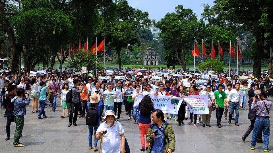 Baumkampagne in Hanoi © 6700 Menschen für Bäume