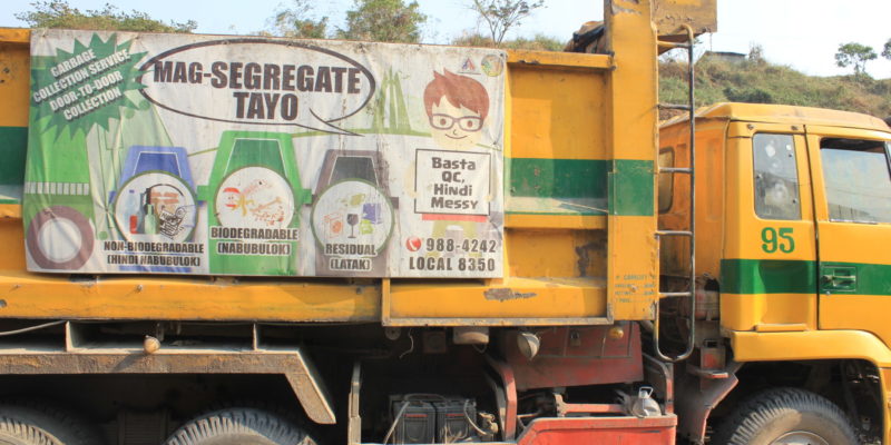 Foto 1 von 3:<br>Mülltrennung in Quezon City © Mirjam Overhoff