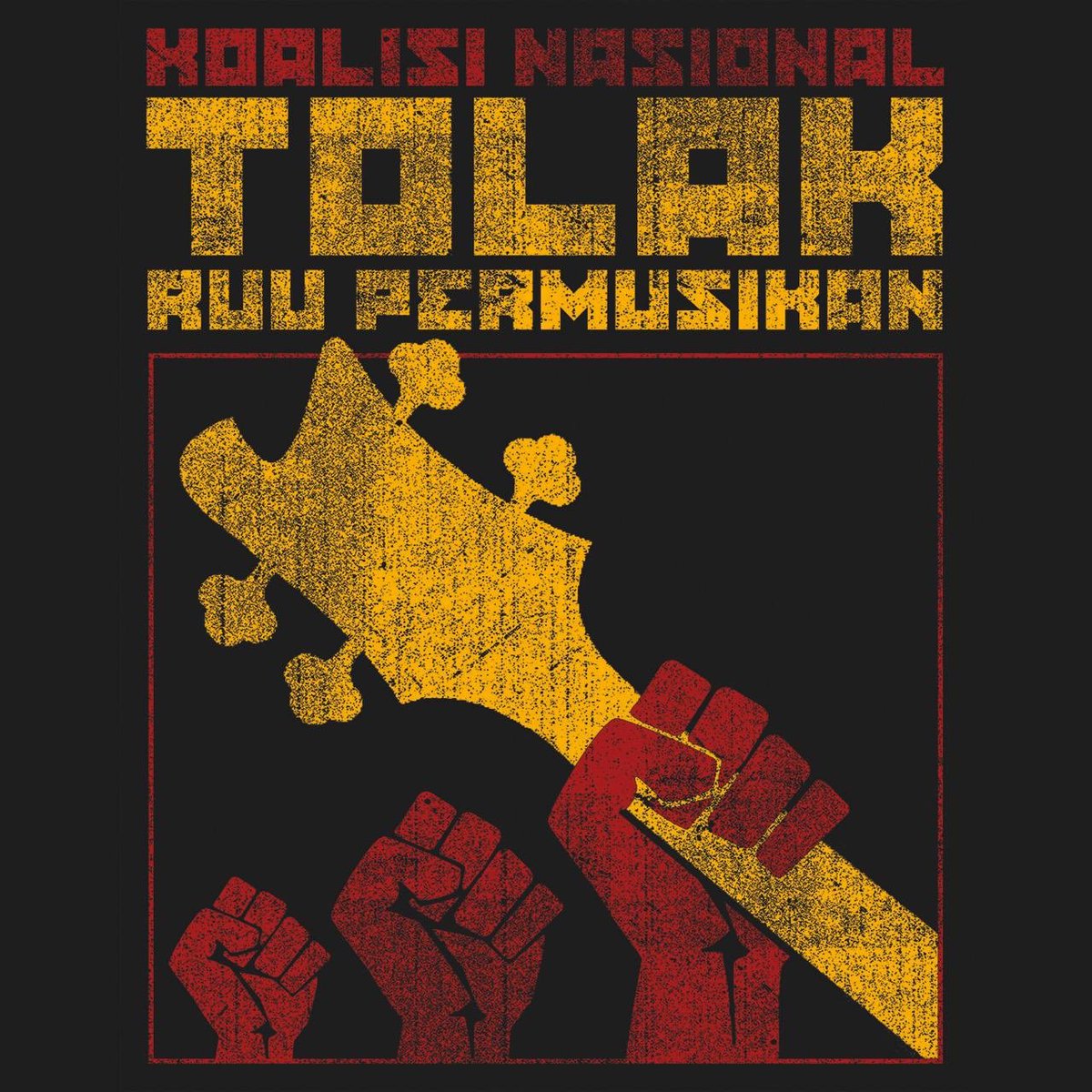 Poster der Nationalen Koalition gegen den Musik-Gesetzesentwurf KNTL RUUP © KNTL RUUP (CC BY-NC-SA 3.0)