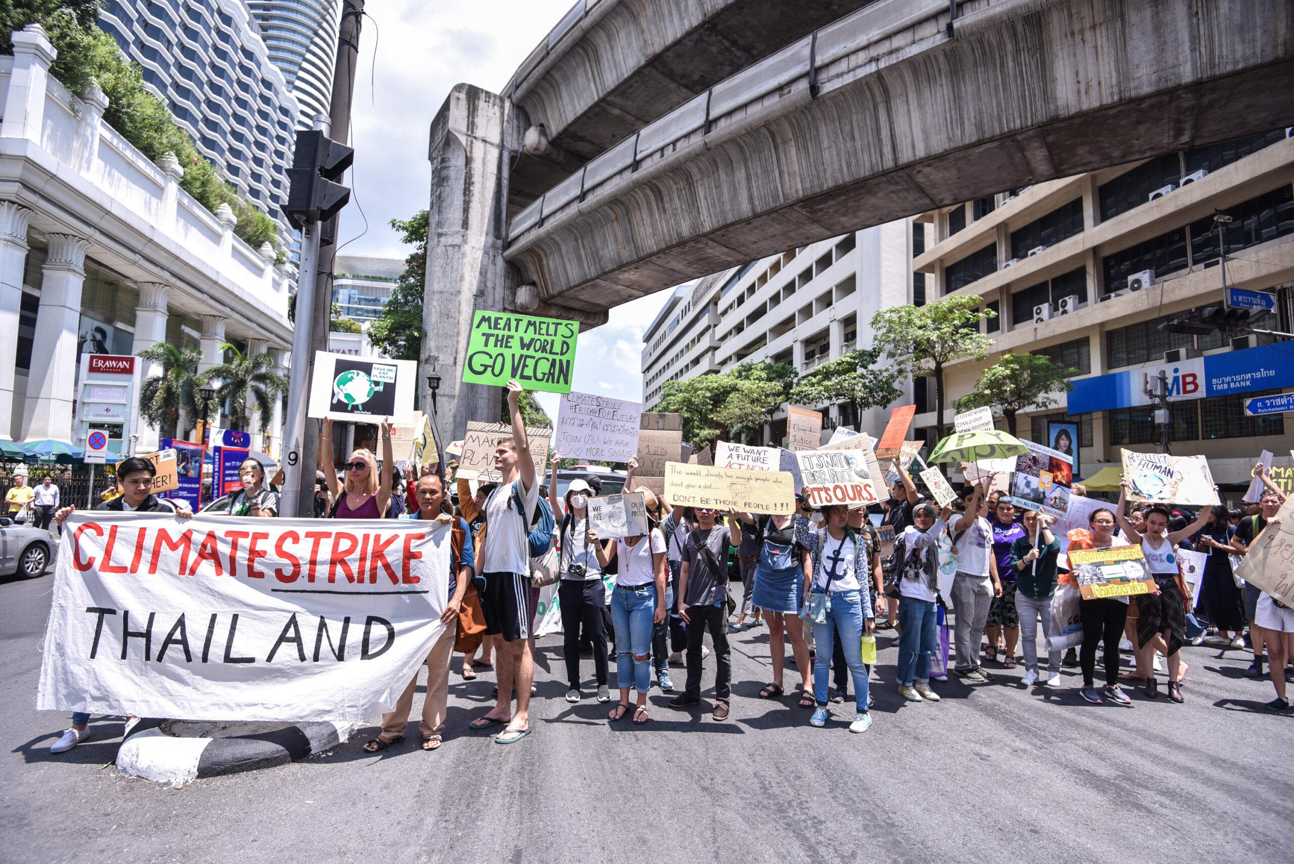 Thailand Klimaschutz Klimastreik