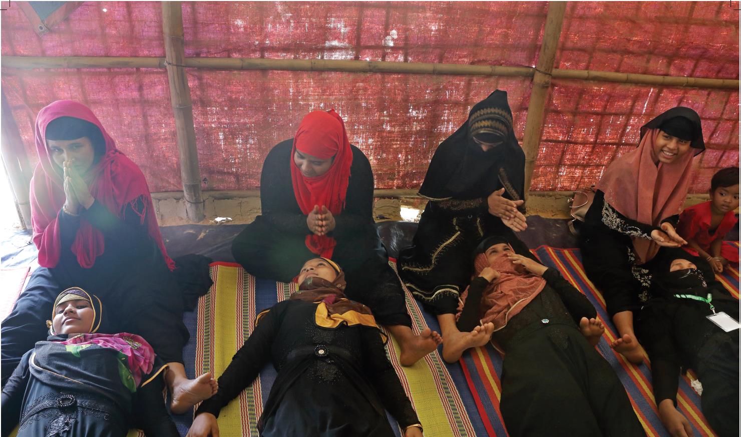 Fabeha.Monir&.Allison.Joyce.Myanmar.Psychosoziales Unterstützungsprogramm mit Rohingya Frauen. Hakim Para Camp.008