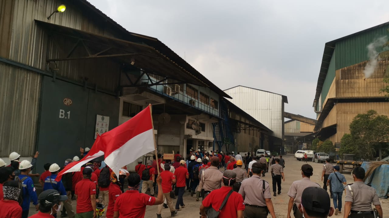 Indonesien Streik Arbeitskampf