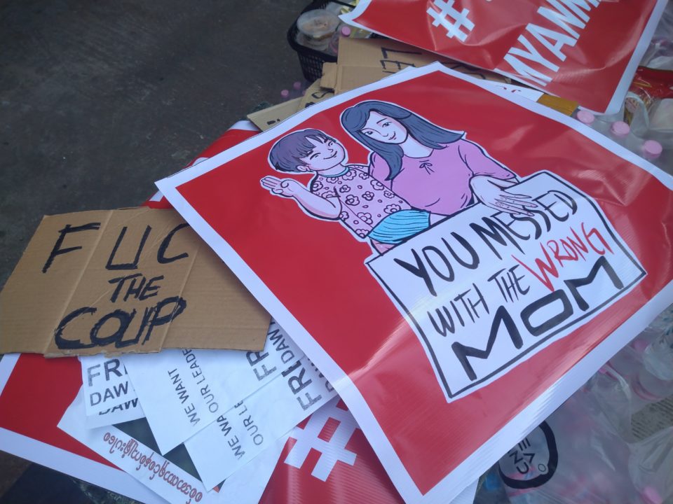 Myanmar, Putsch, Protest