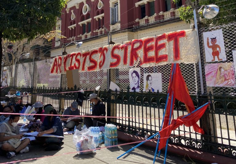 Myanmar, Kunst, Putsch