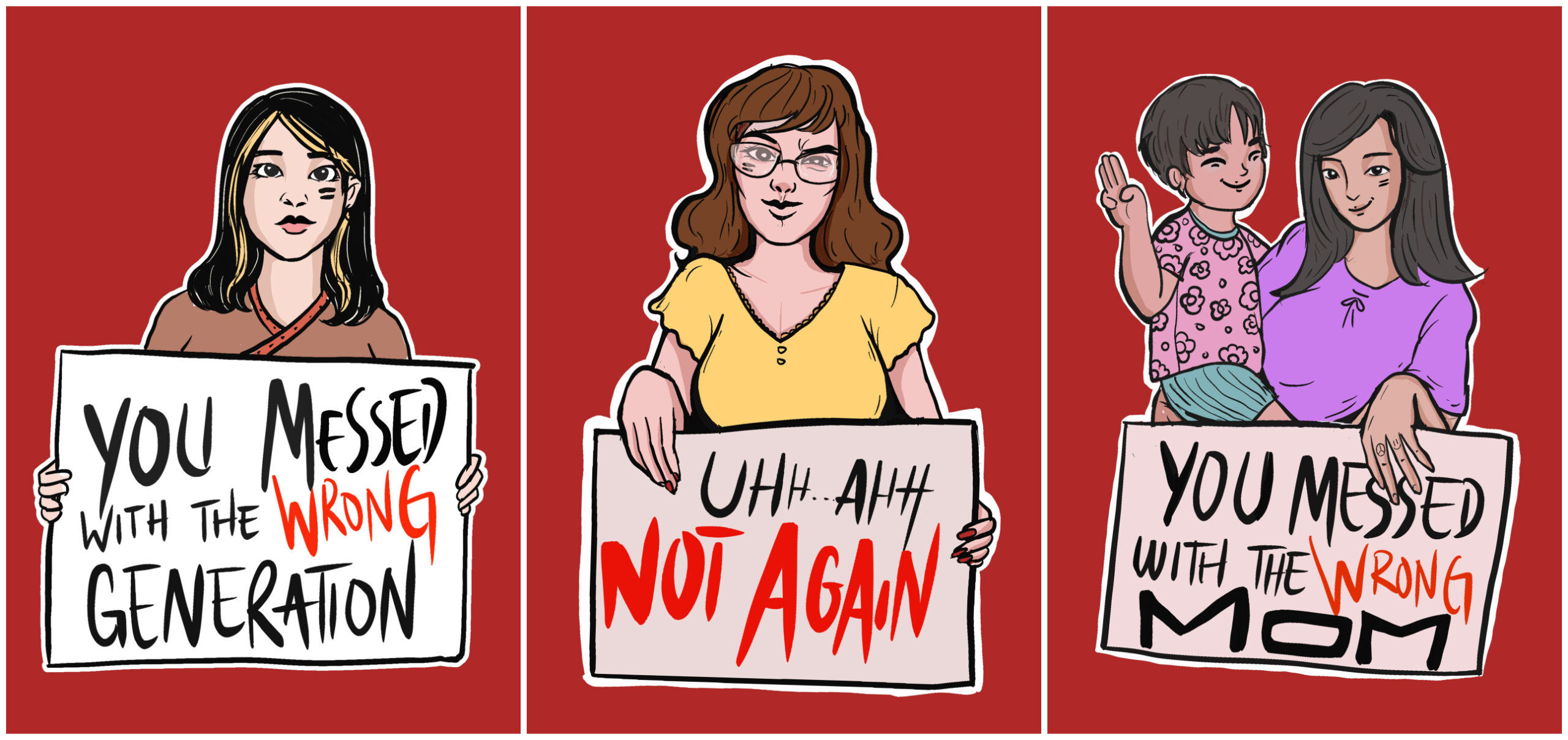 Ku Kue, Myanmar, Protest, Kunst