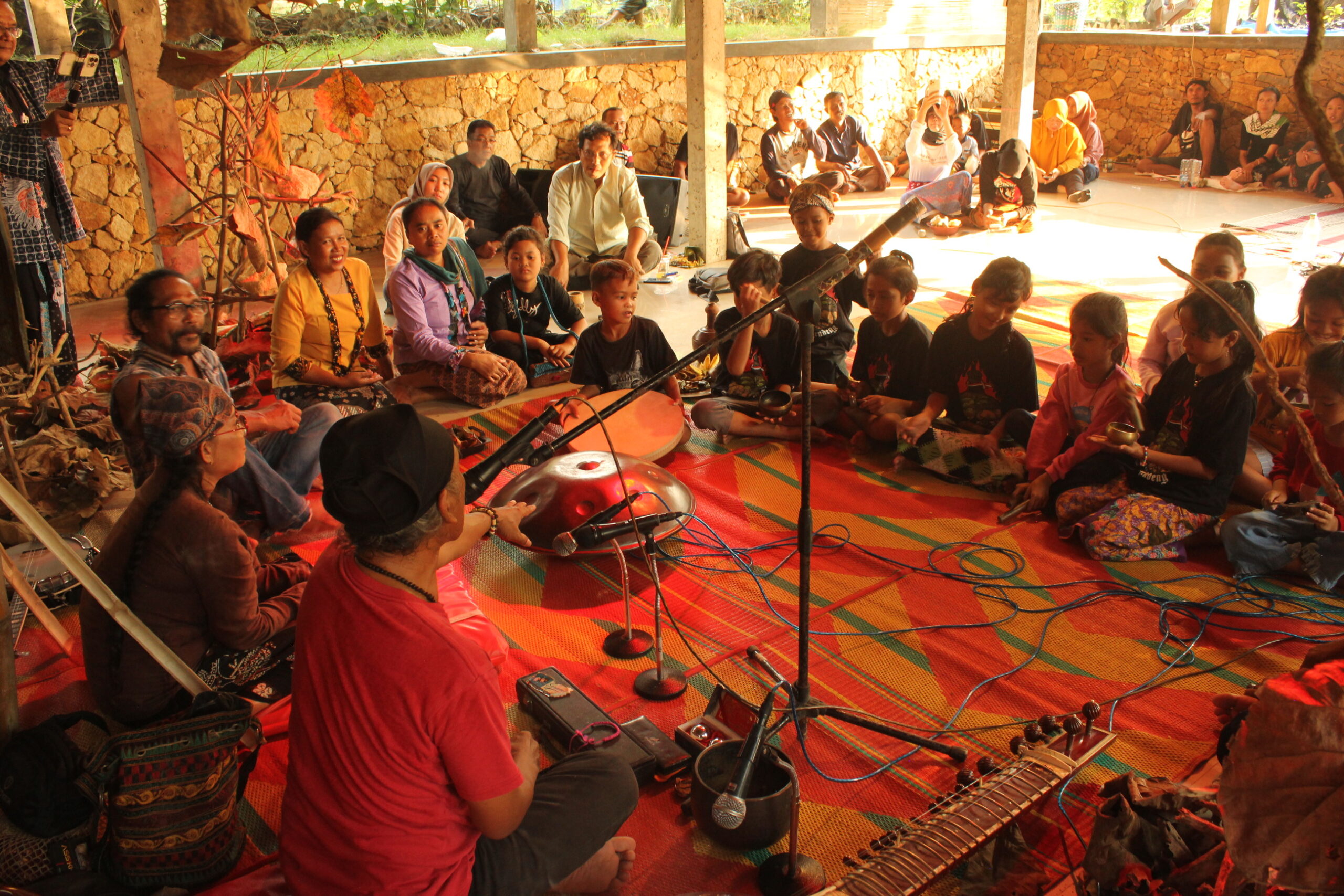 Indonesien, Kendeng, Kalkstein