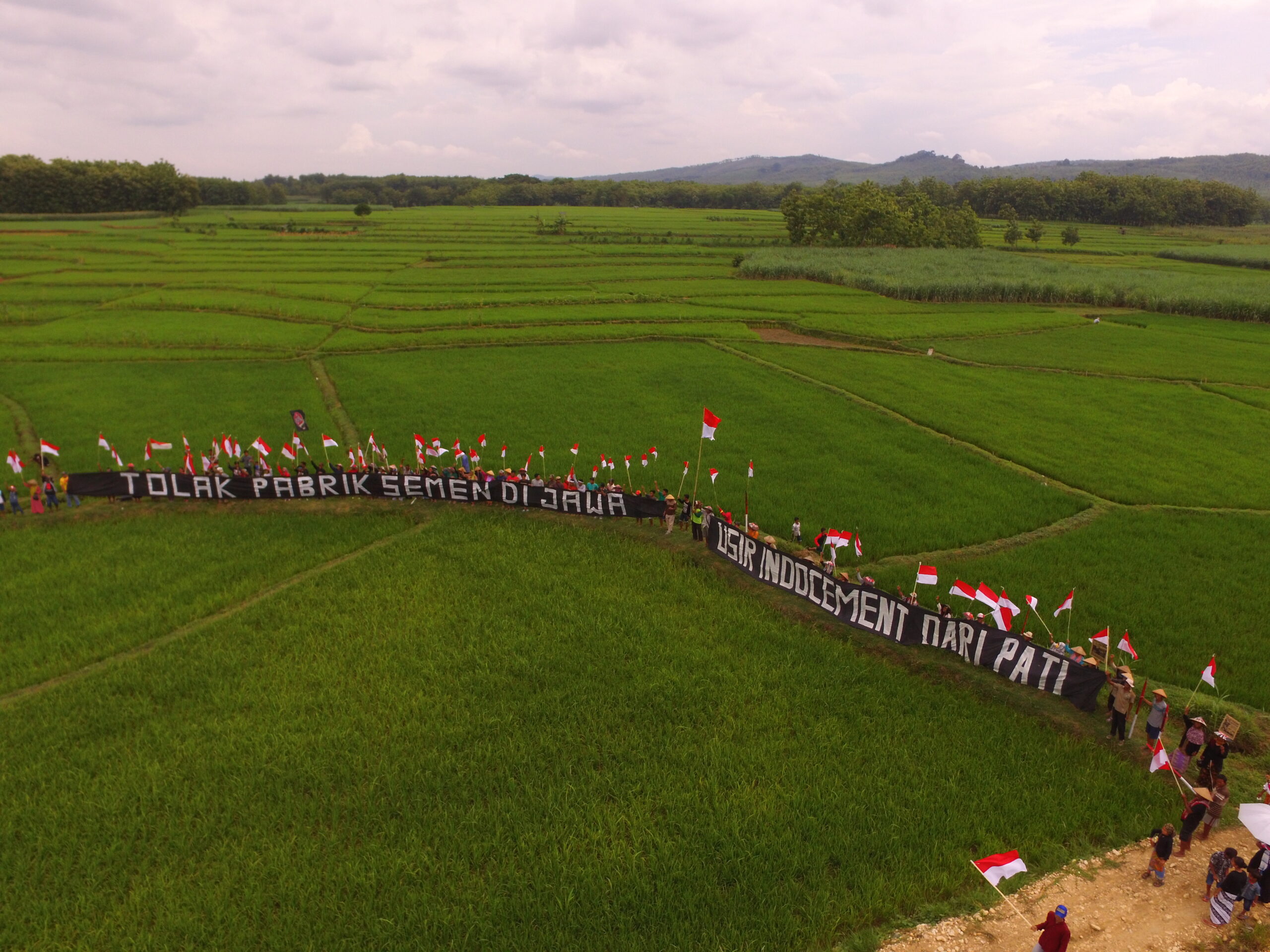 Indonesien, Kendeng, Kalkstein